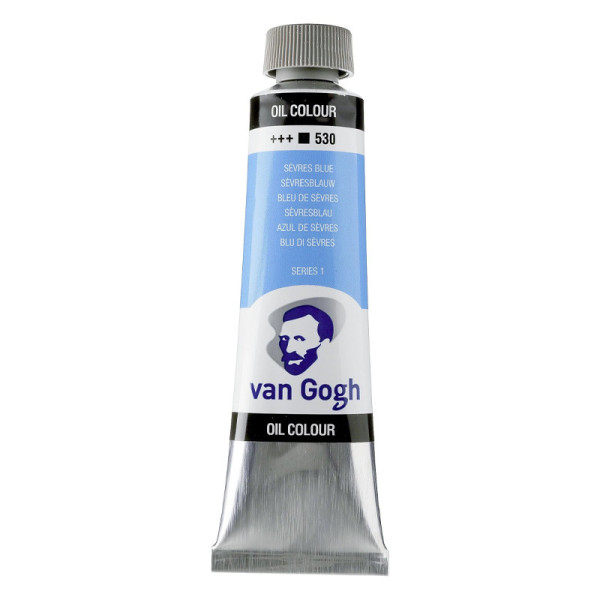 photo-Peinture à l'huile - Bleu de Sèvres - 530 - A l'huile de carthame - Van Gogh - 40ml