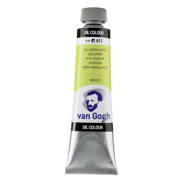 photo-Peinture à l'huile - Vert Jaunâtre - 617 - A l'huile de carthame - Van Gogh - 40ml
