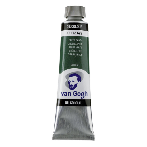 photo-Peinture à l'huile - Terre Verte - 629 - A l'huile de carthame - Van Gogh - 40ml