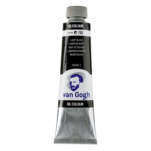 photo-Peinture à l'huile - Noir de Bougie - 702 - A l'huile de carthame - Van Gogh - 40ml