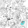 Coloriage Géant Pour Enfants Les Savants Fous 80 X120 Cm | à seulement 6,99 €