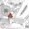 Coloriage Géant Pour Enfants La Ville 80 X120 Cm | à seulement 6,99 €