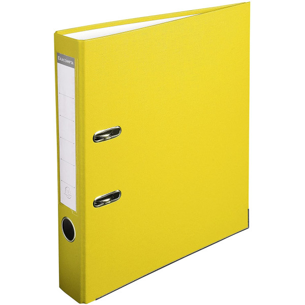Classeur A Levier Polypro A4 - Dos De 50 Mm - Jaune - Exacompta pas cher