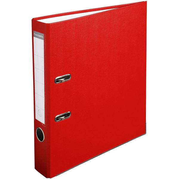 Classeur A Levier Polypro A4 - Dos De 50 Mm - Rouge - Exacompta pas cher