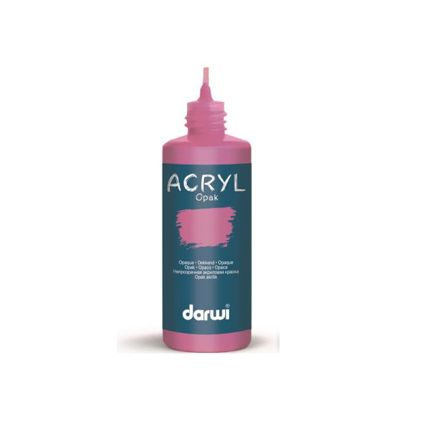 Peinture acrylique - Parme - Tous supports - Opaque - Indélébile - Darwi - 80ml