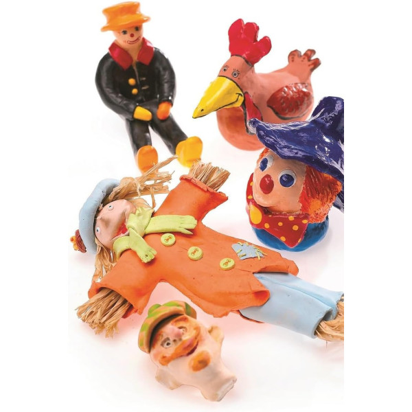 Pâte à modeler - Naturelle - Terracotta - Autodurcissante - Enfant et adulte - Darwi - 500g