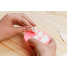Pâte à modeler - Naturelle - Blanche - Autodurcissante - Extra légère - Darwi - 160g