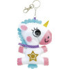 photo - Porte-clé - Figurine en feutrine - A faire soi même - Olympe la licorne - Kit - Mini Couz'in