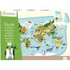 photo - Puzzle - Educatif - 76 pièces - Enfant dès 6 ans - Apprendre pays et continents