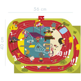Puzzle - Educatif - 76 pièces - Enfant dès 5 ans - Apprendre les sports jeux du stade