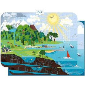 Puzzle - Educatif - 150 pièces - Enfant dès 6 ans - Apprendre le cycle de l'eau