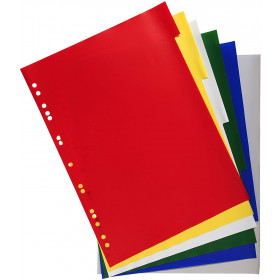 Intercalaires Polypro - 6 Positions - A4 + - Exacompta pas cher