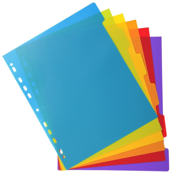 Intercalaires Polypro - A4+ - 6 Positions - Campus - Exacompta | à seulement 2,5 €