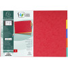 Intercalaires A3 - 5 Positions - Carte Lustrée 400G - Exacompta pas cher