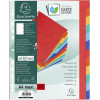 Intercalaires A4+ - 12 Positions - Carte Lustrée 400G - Exacompta pas cher