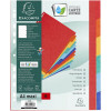 Intercalaires A4+ - 6 Positions - Carte Lustrée 400G - Exacompta pas cher