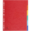 Intercalaires A4+ - 6 Positions - Carte Lustrée 400G - Exacompta | Surdiscount