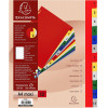 Intercalaires Polypro - 12 Positions - 1 À 12 - A4+ - Exacompta pas cher