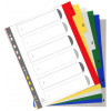 Acheter Intercalaires Polypro - 6 Positions - 1 À 6 - A4+ - Exacompta