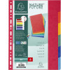 Intercalaires A4 - 6 Positions - Carte Lustrée 225G - Exacompta pas cher