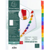 Intercalaires A4 - 12 Positions - Mensuel - Carte Blanche 160G - Exacompta pas cher