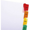 Intercalaires A4 - 12 Positions - Mensuel - Carte Blanche 160G - Exacompta | à seulement 1,5 €