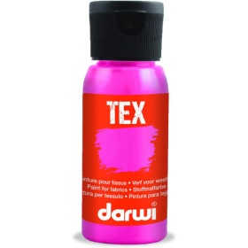 photo-Peinture pour tissus - Rose - Opaque - Peinture à l'eau - Tex - Darwi - 50ml