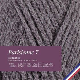Pelote de laine - Lilas blanc - 100% acrylique - Bergère de France - Barisienne 7