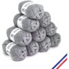 10 pelotes de laine - Dolmen - 100% acrylique - Bergère de France - Barisienne