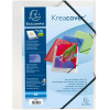 Chemise A Rabats Polypro Kreacover 24 X 32 Cm - Incolore - Exacompta pas cher