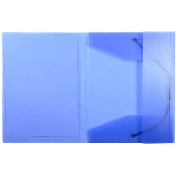 Chemise A Rabats Polypro Kreacover 24 X 32 Cm - Bleu - Exacompta | Surdiscount
