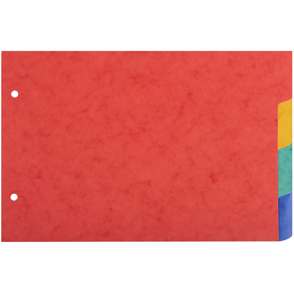 Intercalaires A5 14,8 X 21 Cm - 4 Positions - Carte Lustrée 225G - Exacompta | Surdiscount