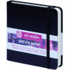 Carnet Croquis 12x12 cm - 80 feuilles - 140g - noir - Royal Talens | Surdiscount