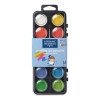 photo-Peinture gouache - Pour l'école - 12 couleurs - Pinceau inclus - Lefranc Bourgeois