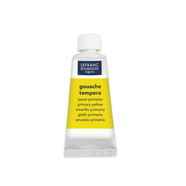 Tube De Peinture Gouache - 20 Ml - Jaune Primaire - Lefranc Bourgeois | Surdiscount