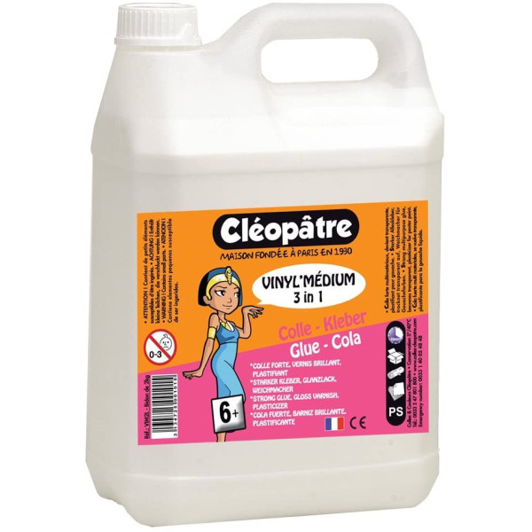 Bidon De Colle Vinyl'Médium - 2Kg - Cléopâtre pas cher