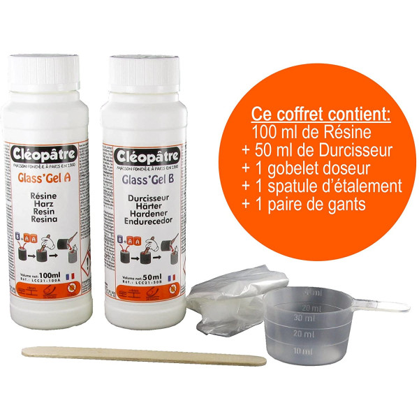 Acheter Coffret Glass'Lack - Résine Synthétique Et Transparente - Cléopâtre