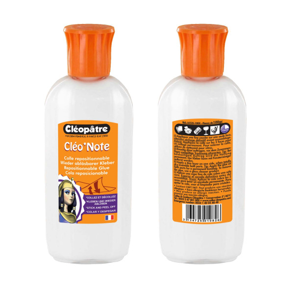 Flacon De Colle Repositionnable - Cléo'Note - 100G - Cléopâtre pas cher