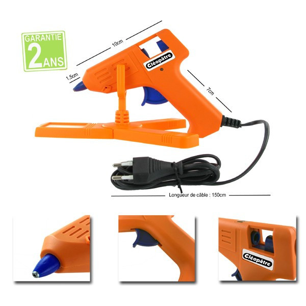 Acheter Mini Pistolet A Colle + 2 Sticks - Cléo'Gun Fix - Cléopâtre