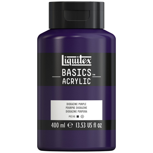 Peinture Acrylique en bidon - pourpre dioxazine - Liquitex Basics pas cher