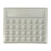 photo-Palette en plastique - Imitation porcelaine - 29 compartiments - 19x15,5cm - Aquarelle