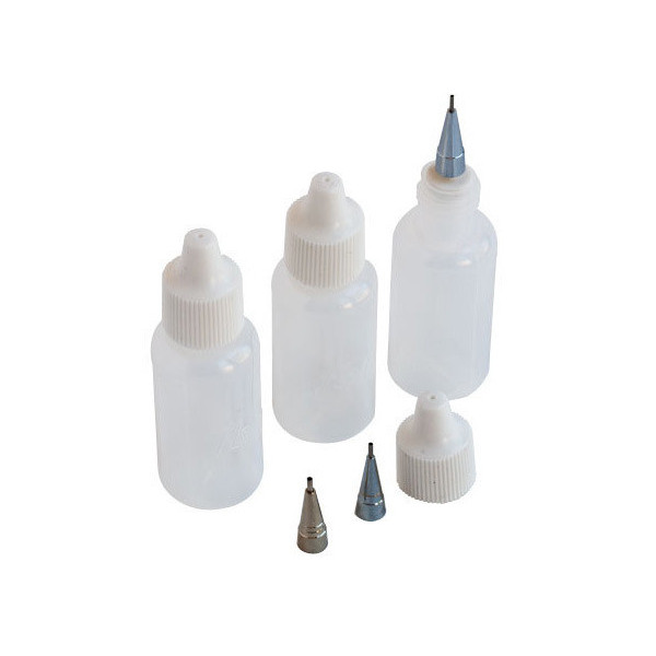 photo-Flacons applicateur de peinture - 3 embouts de différentes tailles - Beaux-arts - Loisirs créatifs