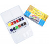 Boîte En Métal De 12 1/2 Godets - Peinture Aquarelle Extra-Fine - Sennelier pas cher