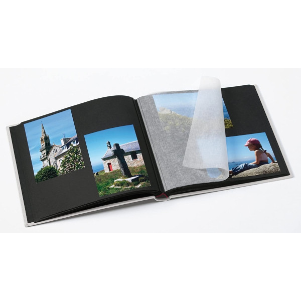 Album Photo Black And White - 26 X 25 Cm - Noir - Walther | Surdiscount