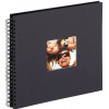 photo-Album photos - 30x30 cm - Spirale - 50 pages noires - Couverture avec encart