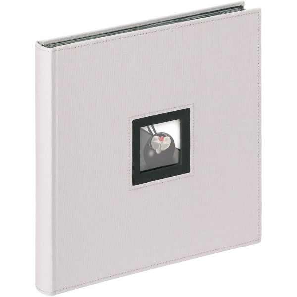 photo-Album photos - 30x30 cm - 50 pages noires - Couverture grise avec encart