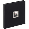 photo-Album photos - 30x30 cm - 50 pages noires - Couverture noire avec encart