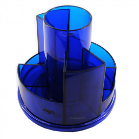 Pot Multifonction Bleu 7 Compartiments - Rotatif pas cher