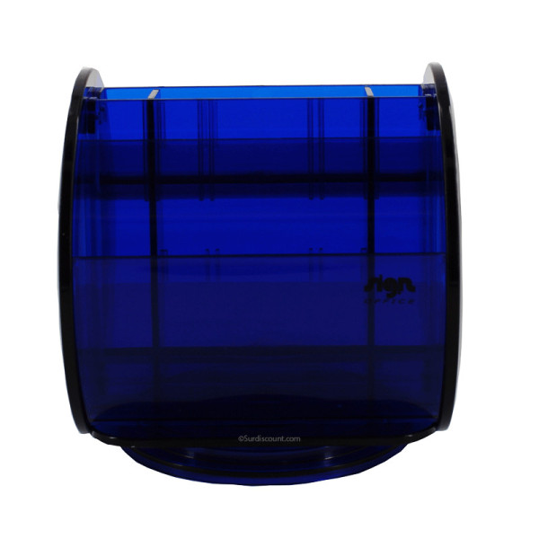 Pot Multifonction Bleu 6 Compartiments - Rotatif | Surdiscount