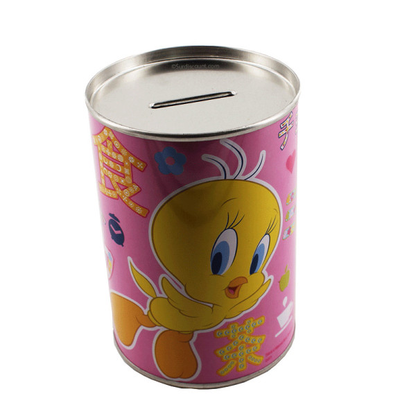 TIRELIRE TITI MÉTAL KAWAII pas cher